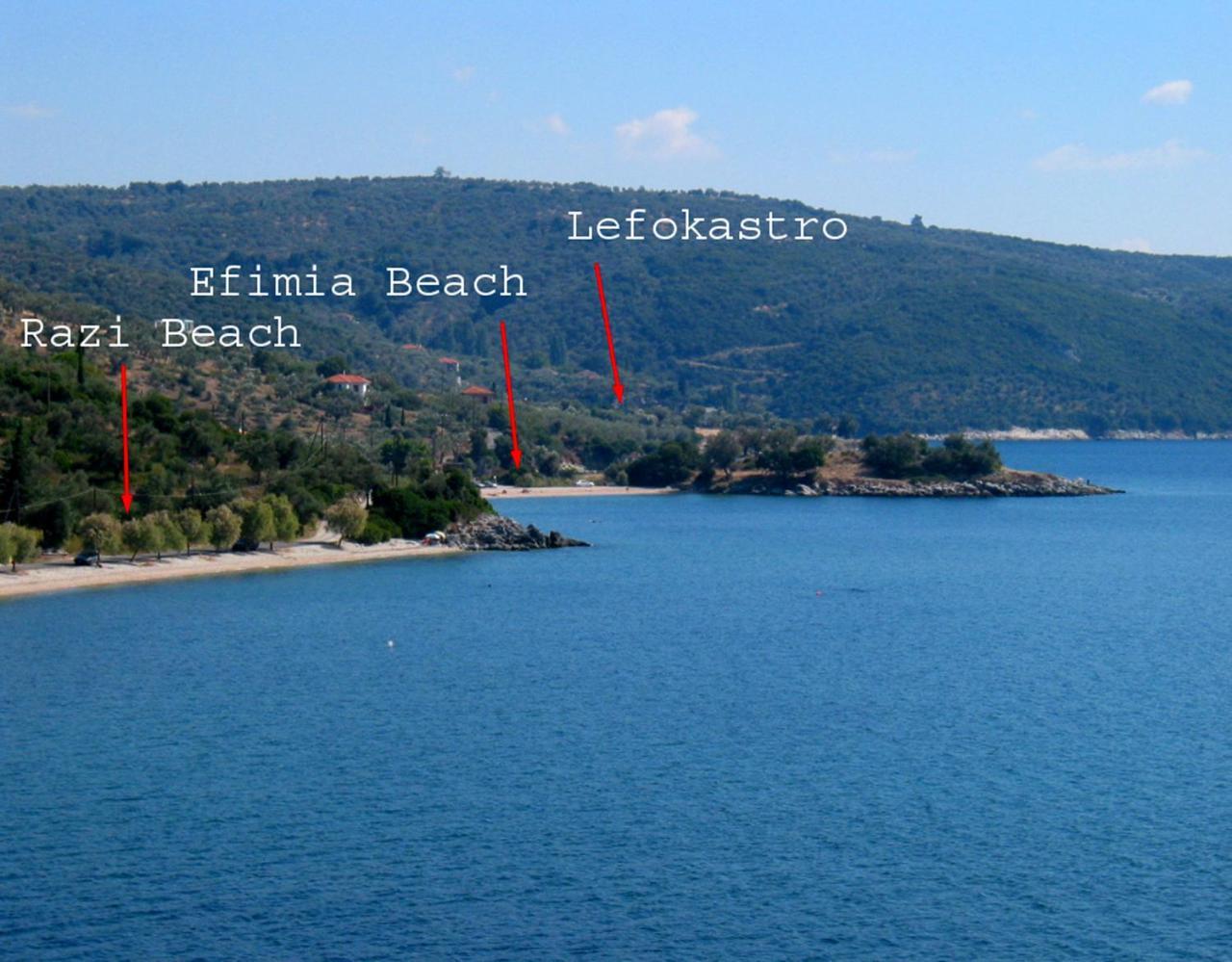 Razi Beach Lefokastro Eksteriør bilde